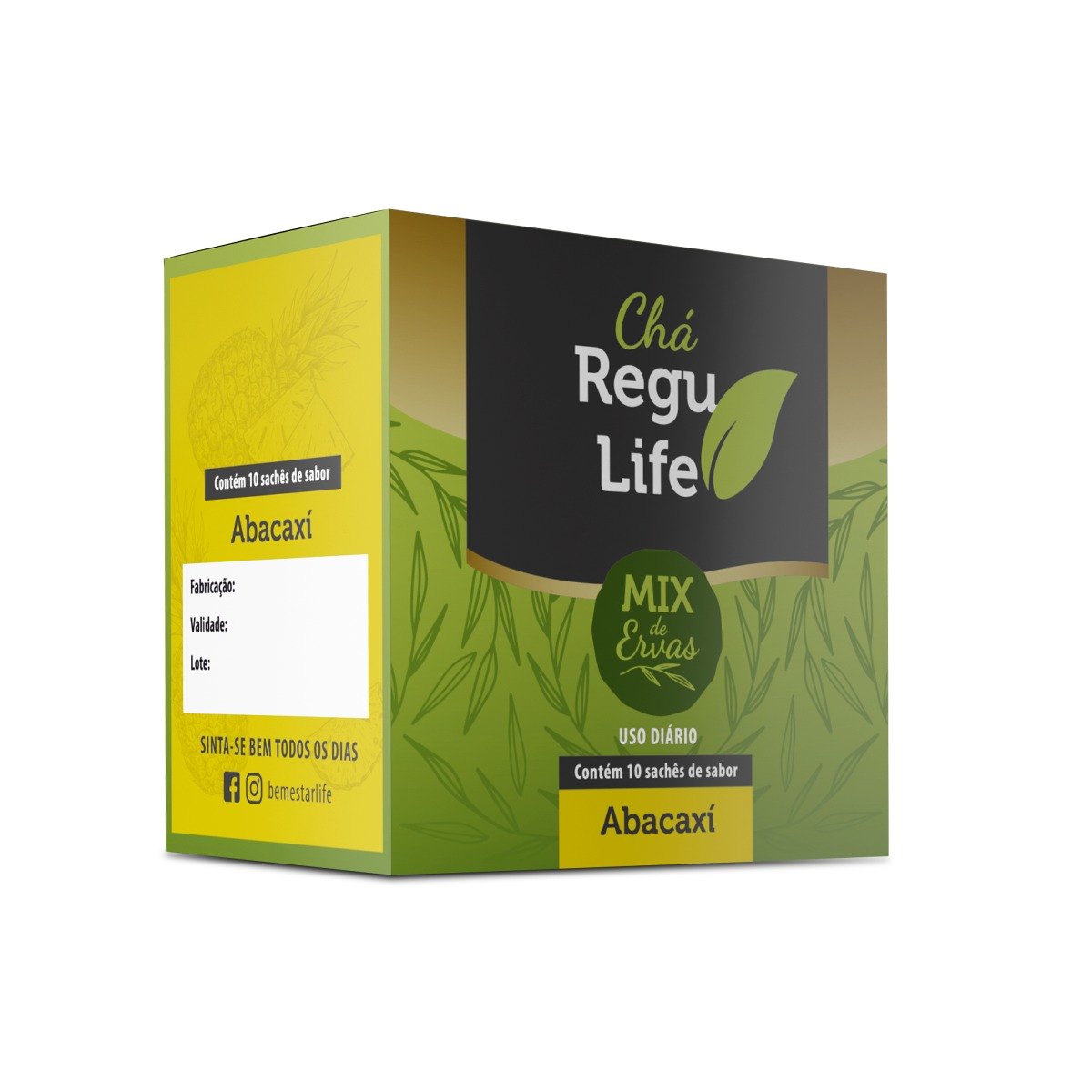 CHA REGU LIFE - 10 SACHET ABACAXI