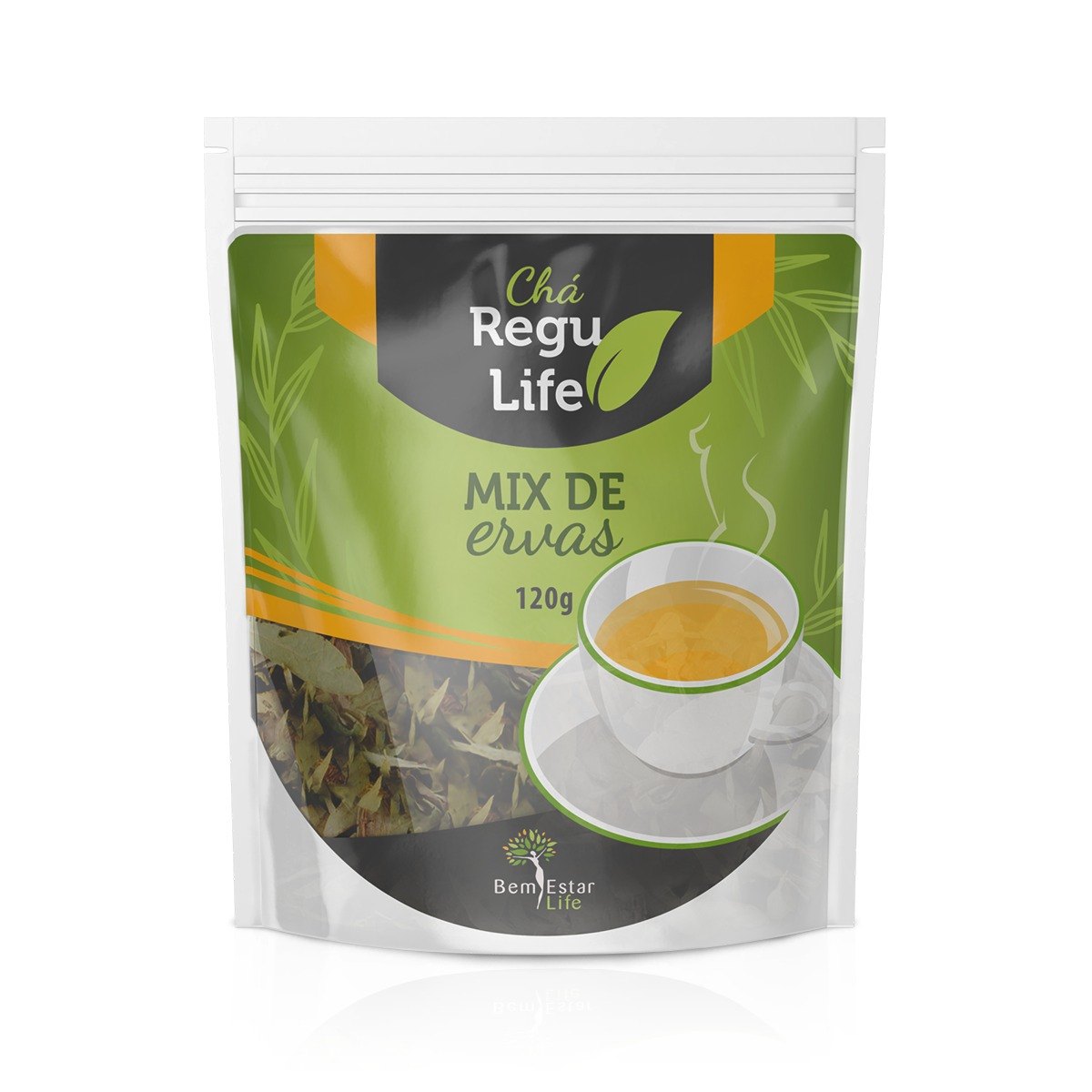 CHÁ REGU LIFE - PACOTE 120 G