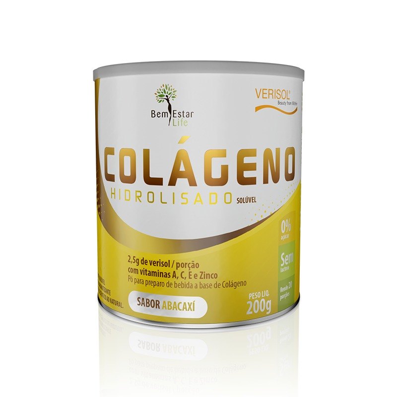 COLAGENO EM PO COM VERISOL SABOR ABACAXI