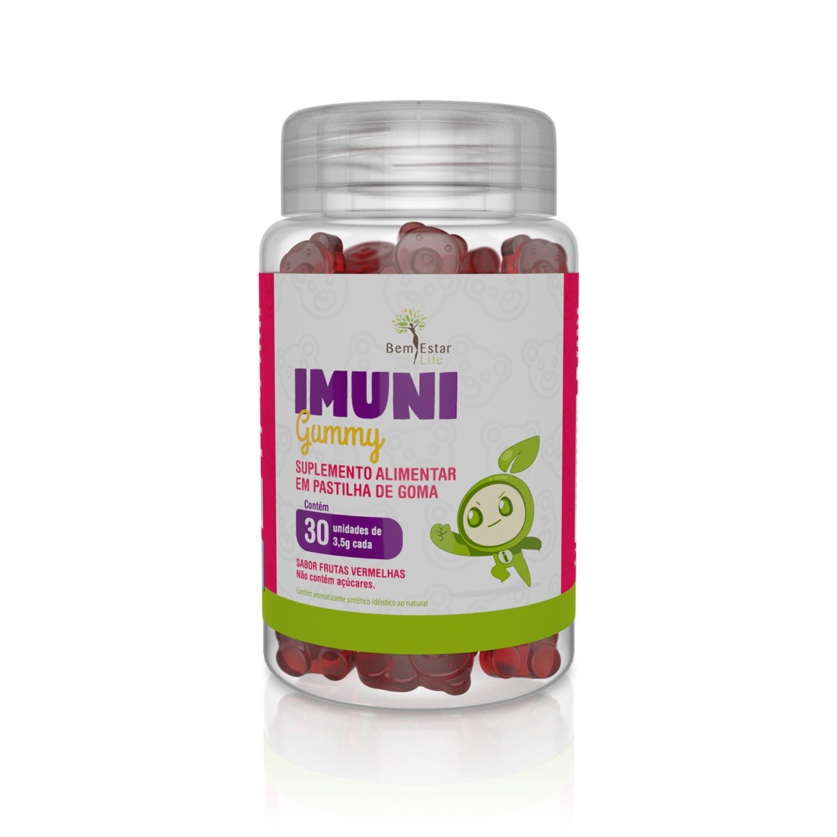 IMUNI GUMMY SABOR FRUTAS VERMELHAS