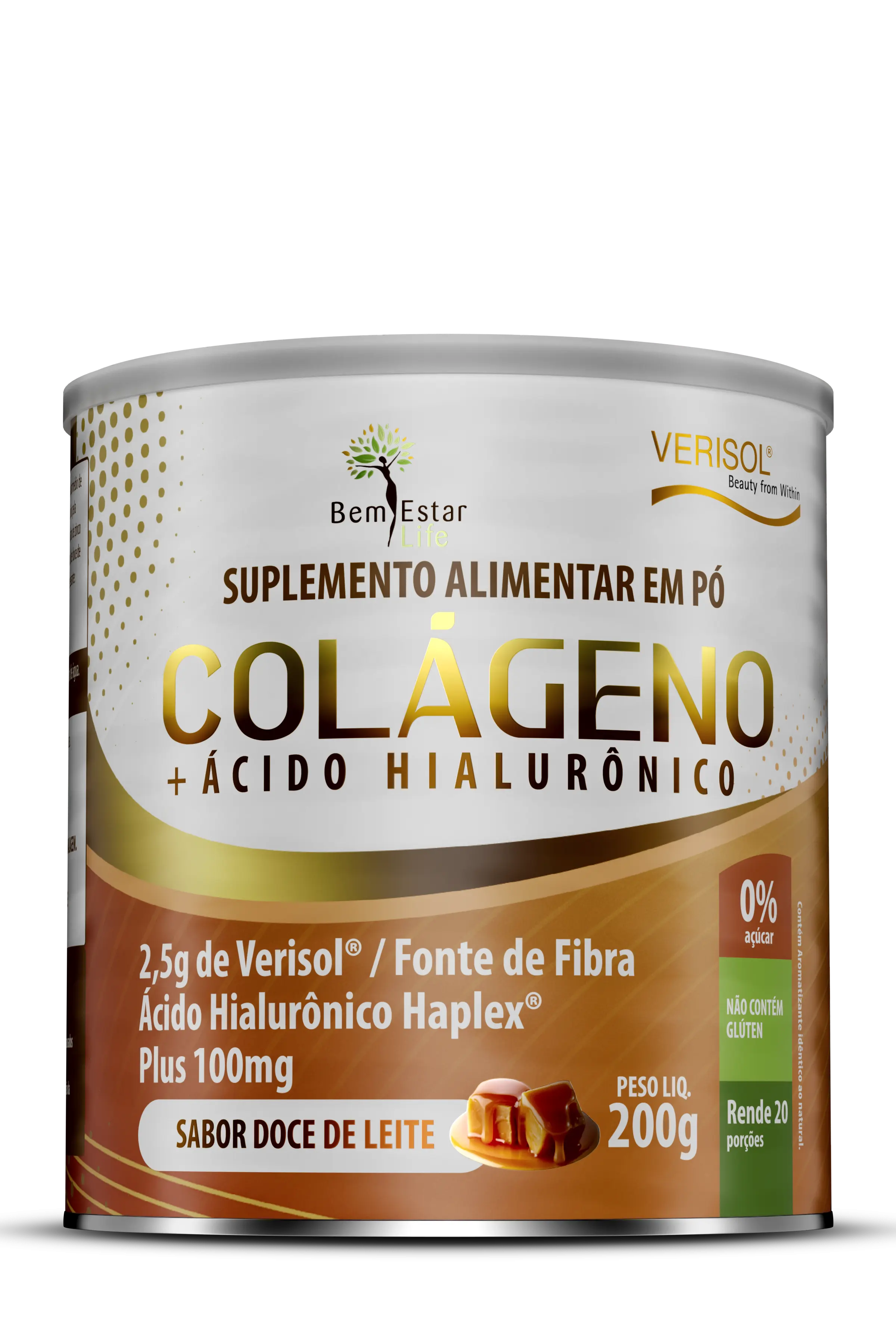COLAGENO EM PO COM VERISOL SABOR DOCE DE LEITE